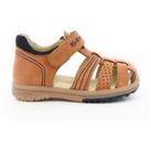 Kids Platiback Leather Sandals with Touch 'n' Close Fastening