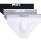 Pack of 3 Plain Briefs in Cotton