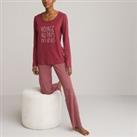Cotton Jersey Pyjamas with Long Sleeves