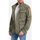 M-1941 Cotton Military Parka with Badges and Zip Fastening