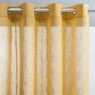 Nyong Linen Effect Voile Curtain with Eyelets