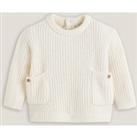 Chunky Knit Jumper with Crew Neck