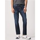 Cash Stretch Straight Jeans in Mid Rise
