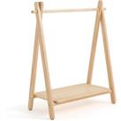 Esmee Solid Pine and Rattan Cane Rack