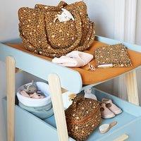 Wild Leopard Cotton Muslin Changing Bag