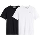 Pack of 2 Foundation T-Shirts in Cotton with Short Sleeves