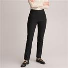 Straight Pull-On Trousers, Length 30.5"