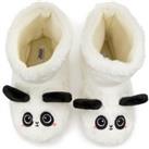 Kids Fluffy Panda Slipper Boots