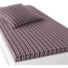 Maxine Tartan 100% Cotton Flannel Child's Fitted Sheet