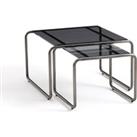 Set of 2 Neso Tempered Glass Coffee Tables
