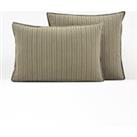 Monille Striped 100% Washed Cotton Pillowcase