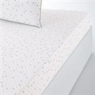 Mattia Geometric Star 100% Cotton Fitted Sheet