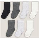 Pack of 7 Pairs of Socks in Cotton Mix