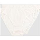 Pack of 4 Midi Knickers in Organic Cotton