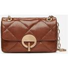 Nano Moon Crossbody Bag in Quilted Leather