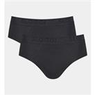 Pack of 2 Briefs in Ribbed Organic Cotton