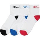 Pack of 3 Pairs of Reinforced Trainer Socks in Cotton Mix