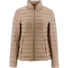Cha Padded Puffer Jacket with High Neck and Zip Fastening