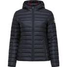 Cloe Padded Puffer Jacket with Hood and Zip Fastening