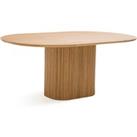 Tamula Oak Veneer Dining Table (Seats 6-8)