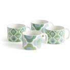 Set of 4 Venty Porcelain Mugs