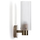 Strozzi Glass and Metal Wall Light by E.Gallina