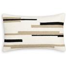 Nelio Striped Wool Blend Rectangular Cushion Cover