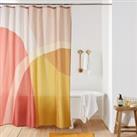 Urbana Abstract Shower Curtain