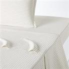 Linot Striped 100% Washed Linen Flat Sheet