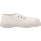 Broderie Anglaise Canvas Trainers