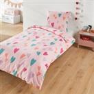 Sweetheart Hearts 100% Cotton Bed Set