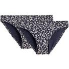 Pack of 2 Knickers in Floral Print Cotton