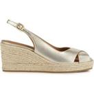 Panarea Breathable Wedge Sandals in Leather