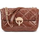 Moon Crossbody Bag in Quilted Leather