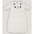Baby's Panda Sleeping Bag in Cotton Percale with Removable Sleeves