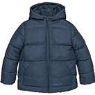 Recycled Hooded Padded Jacket with Warm Fleece Lining