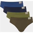 Pack of 4 Go Natural Briefs in Organic Cotton