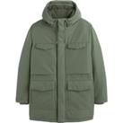 Mid-Length Winter Parka with Hood