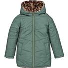 Recycled Reversible Padded Jacket with Hood