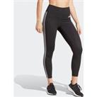 Essentials 3 Stripes Cropped Leggings with High Waist