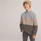 Chunky Knit Jumper with High Neck