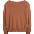 Fine Cashmere Knit Jumper with Boat Neck