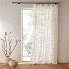 Oulya Embroidered Cotton & Linen Voile Curtain