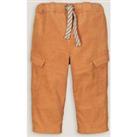 Les Signatures - Cotton Corduroy Trousers with Jersey Lining