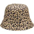 Recycled Bucket Hat in Leopard Print