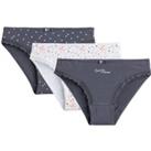 Pack of 3 Knickers in Printed Cotton