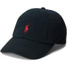 Polo Player Cotton Cap with Embroidered Logo