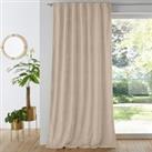 Velvet 100% Cotton Thermal Curtain with Hidden Tabs