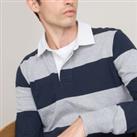 Long Sleeve Polo Shirt in Organic Cotton Jersey