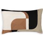 Egia Graphic 100% Cotton Rectangular Cushion Cover